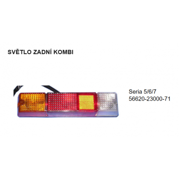 SVĚTLO ZADNÍ KOMBI série...