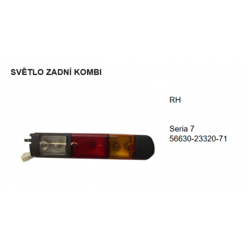 SVĚTLO ZADNÍ KOMBI RH série...