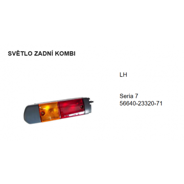 SVĚTLO ZADNÍ KOMBI LH série...