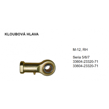 KLOUBOVÁ HLAVA M-12, RH...