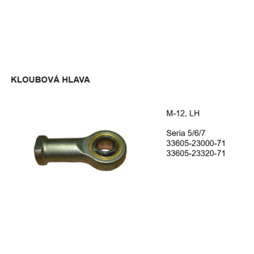 KLOUBOVÁ HLAVA  M-12, LH...