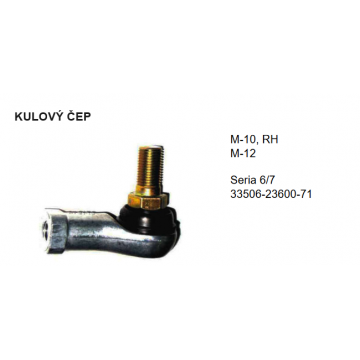 KULOVÝ ČEP M-10, RH, M-12,...