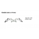 TĚSNĚNÍ SÁNÍ A VÝFUKU MOTOR K21, K25 - 14035-KY500