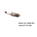 Zapalovací svíčka DENSO motor G4, GM6-262 série 6/7 33-A50