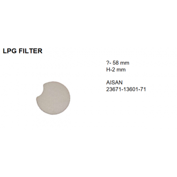 LPG filtr Toyota ?-58 H-2mm...