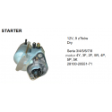 Startér 12V, 9 z bów Dry řada 3-4-5-6-7-8 motor 4Y, 3F, 2F, 5R, 4P, 5P, 5K 28100-20551-71