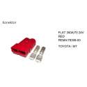 Konektor 320A-70mm 24V červený REMA 78308-00