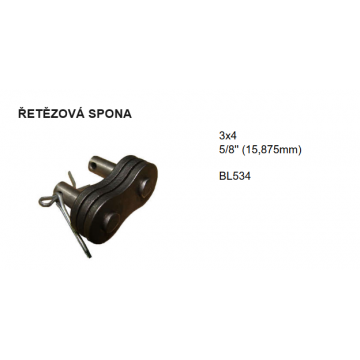 ŘETĚZOVÁ SPONA 3x4 5/8"...