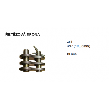 ŘETĚZOVÁ SPONA 3x4  3/4"...