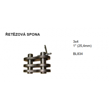 ŘETĚZOVÁ SPONA 3x4 1"...