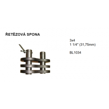 ŘETĚZOVÁ SPONA 3x4 1 1/4...