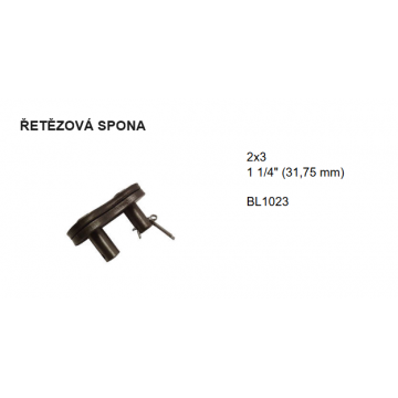 ŘETĚZOVÁ SPONA 2x3 1 1/4"...