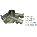 Vodní pumpa Toyota řada 5-6-7 motor 2Z,2Z,11Z,12Z,13Z,14Z,15Z